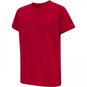 Hummel Red Basic S/S T-shirts Kinderen Rood | 647631-584