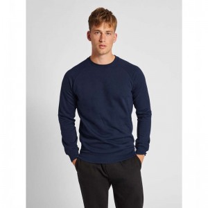 Hummel Red Classic Sweatshirts Heren Donkerblauw | 930514-076