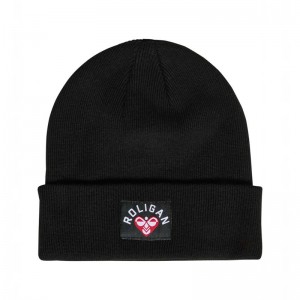 Hummel Roligan Knitted Muts Heren Zwart | 241403-111