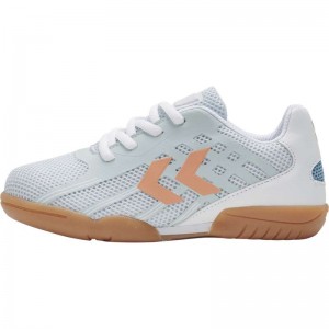 Hummel Root Elite Jr Lc Handbalschoenen Kinderen Blauw | 083595-841