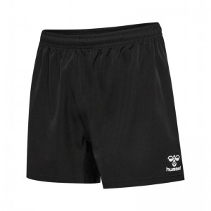 Hummel Rugby Woven Korte Broek Heren Zwart | 700822-901