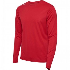 Hummel Run L/S Hoodie Heren Rood | 088577-058