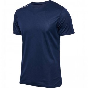 Hummel Run S/S Jersey Heren Zwart | 921249-535