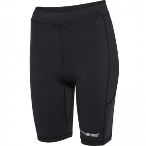 Hummel Run Short Hardloopbroek Dames Zwart | 175028-721