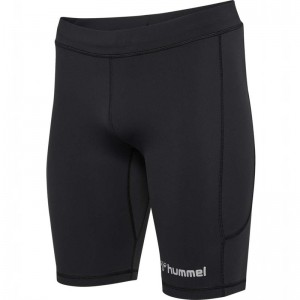 Hummel Run Tight T-shirts Heren Zwart | 464012-651
