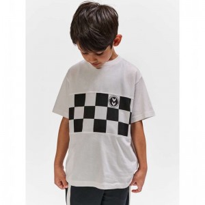 Hummel Runner S/S T-shirts Kinderen Wit | 191943-657