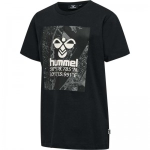 Hummel Satellite S/S Muts Kinderen Zwart | 872261-396