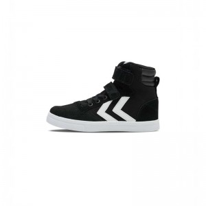 Hummel Slimmer Stadil High Jr Sneakers Kinderen Zwart | 039566-620