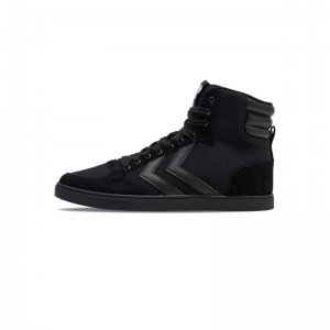 Hummel Slimmer Stadil Tonal High Sneakers Heren Zwart | 310292-473