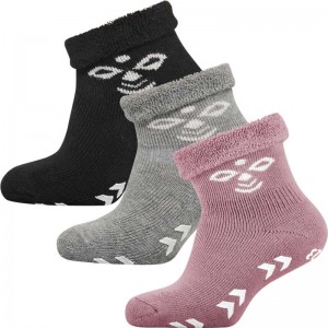 Hummel Snubbie 3 Pk Sokken Kinderen Grijs | 399718-187