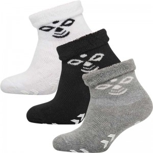 Hummel Snubbie 3 Pk Sokken Kinderen Zwart | 760732-655