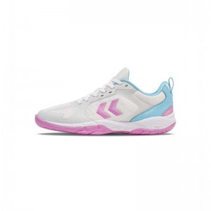 Hummel Speed Court Indoorschoenen Heren Wit | 393456-841