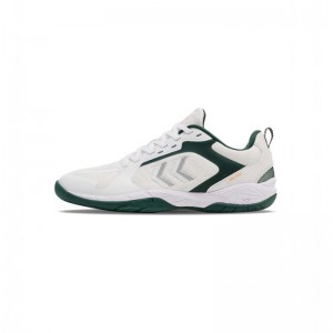 Hummel Speed Court Indoorschoenen Heren Wit | 538616-974