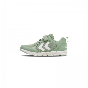 Hummel Speed Jr Sneakers Kinderen Groen | 072215-659