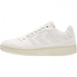 Hummel St. Power Play Canvas Sneakers Heren Wit | 170500-789