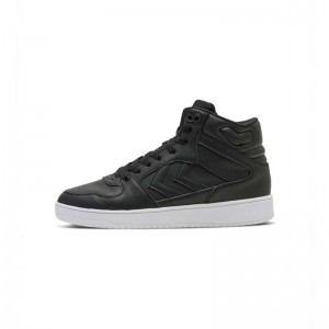 Hummel St. Power Play Mid Sneakers Heren Zwart | 708047-525