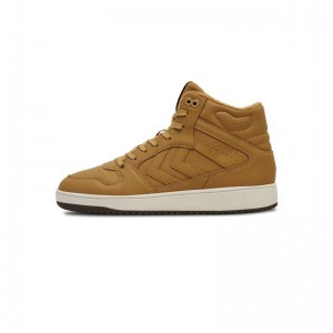 Hummel St. Power Play Mid Winter Sneakers Heren Bruin | 322143-001