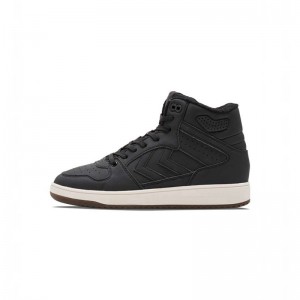 Hummel St. Power Play Mid Winter Sneakers Heren Zwart | 553681-893