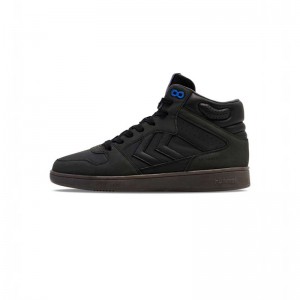 Hummel St Power Play Mid Wt Sneakers Heren Zwart | 342130-131