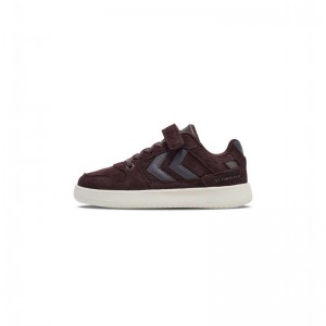 Hummel St. Power Play Suede Jr Sneakers Kinderen Fuchsie | 929378-859