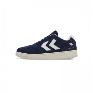 Hummel St. Power Play Suede Sneakers Heren Donkerblauw | 815214-139