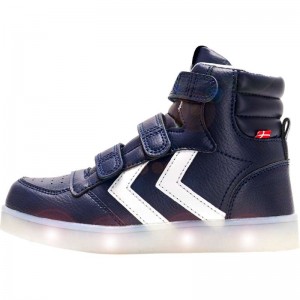 Hummel Stadil Flash Jr Sneakers Kinderen Zwart | 957137-365