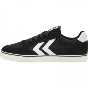 Hummel Stadil Lx-e Canvas Sneakers Heren Zwart | 409023-130