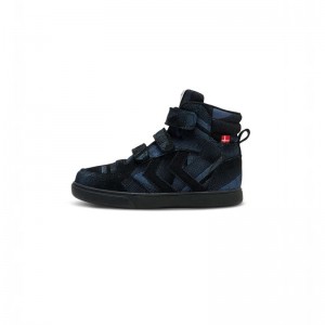 Hummel Stadil Print Jr Sneakers Kinderen Zwart | 542068-460