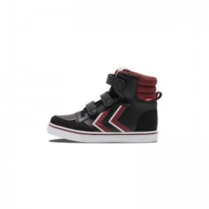 Hummel Stadil Pro Jr Sneakers Kinderen Zwart | 230326-391