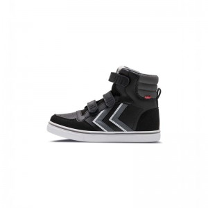 Hummel Stadil Pro Jr Sneakers Kinderen Zwart | 381298-875