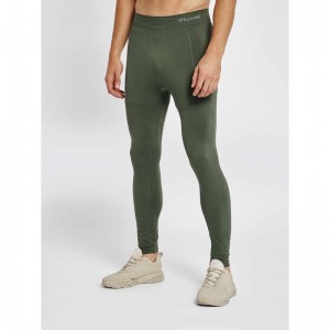Hummel Stroke Seamless T-shirts Heren Groen | 174643-617
