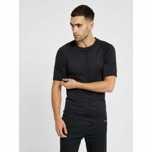 Hummel Stroke Seamless T-shirts Heren Zwart | 725556-803