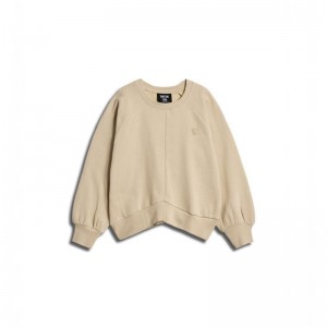 Hummel Stsbailey Sweatshirts Kinderen Beige | 218084-158