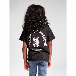 Hummel Stsharlem T-shirts Kinderen Zwart | 448483-182