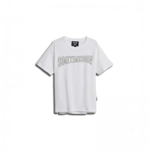 Hummel Stsocean S/S Sweatshirts Kinderen Wit | 703907-913