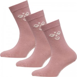 Hummel Sutton 3-pack Sokken Kinderen Roze | 790076-461