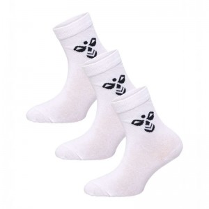 Hummel Sutton 3-pack Sokken Kinderen Wit | 225162-227