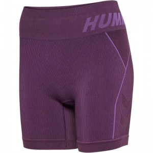 Hummel Te Christel Seamless Korte Broek Dames Paars | 751133-643