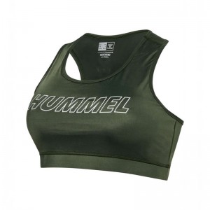 Hummel Te Curvy Plus Sport BH Dames Groen | 138441-413