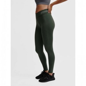 Hummel Te Fundamental Mid Waist Sokken Dames Groen | 769908-990
