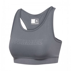 Hummel Te Fundamental Sport BH Dames Grijs | 844538-619