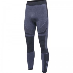 Hummel Te Mike Seamless Hardloopbroek Heren Zwart | 287875-570