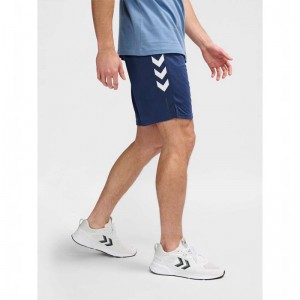 Hummel Te Topaz Korte Broek Heren Donkerblauw | 706223-533