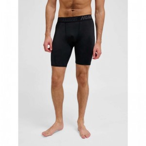 Hummel Te Topaz Tight Korte Broek Heren Zwart | 470035-808