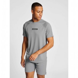 Hummel Te Topaz T-shirts Heren Grijs | 955415-937