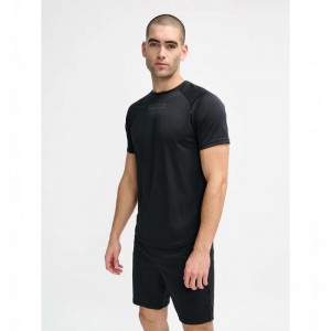 Hummel Te Topaz T-shirts Heren Zwart | 535585-980