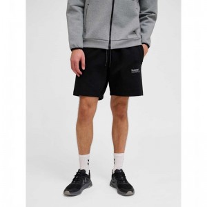 Hummel Tech Fleece Korte Broek Heren Zwart | 465670-052