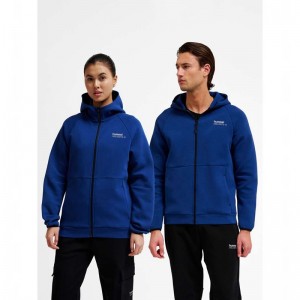 Hummel Tech Fleece Regular Zip Hoodie Heren Blauw | 776353-913