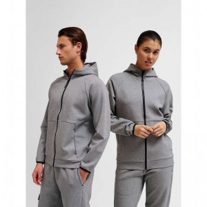 Hummel Tech Fleece Regular Zip Hoodie Heren Grijs | 894053-785