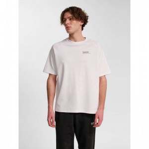 Hummel Tech Loose T-shirts Heren Wit | 083736-339